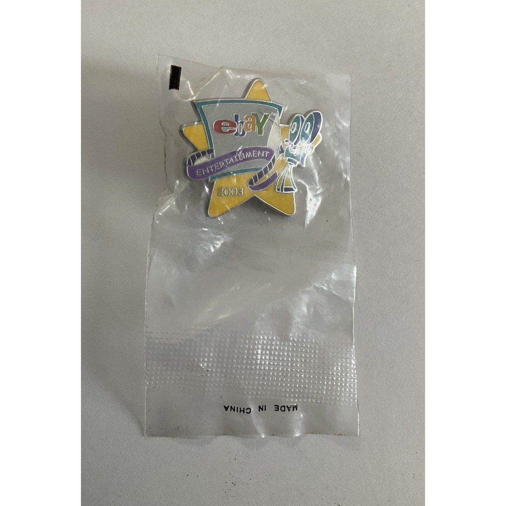 Ebay Live 2003 Entertainment Vintage Lapel Pin NEW Tech Collectible